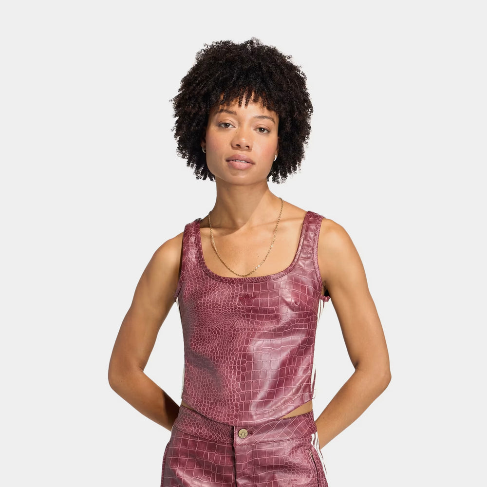 adidas Pleather Corset Women's Top