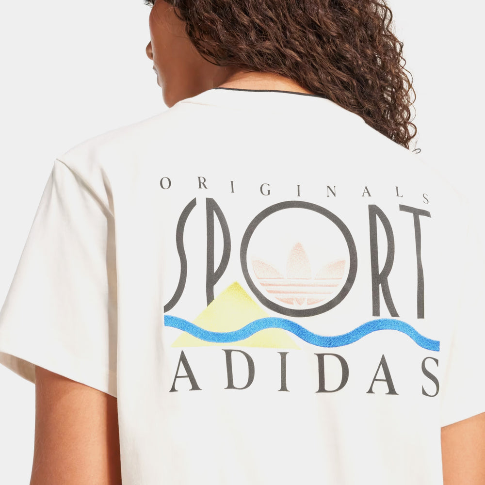 adidas Graphic Sports 3-Stripes Women's T-Shirt