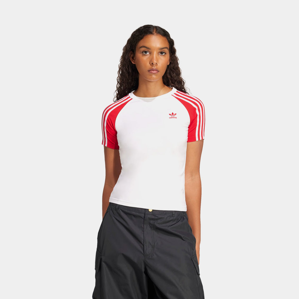 adidas Adicolor 3 Stripes Raglan Slim Women's T-Shirt
