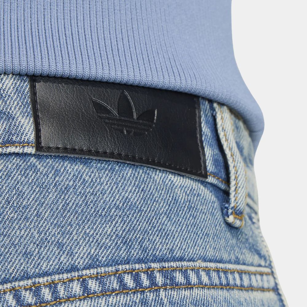 adidas Firebird Adicolor Mid Rise Straight Leg Men's Denim Shorts