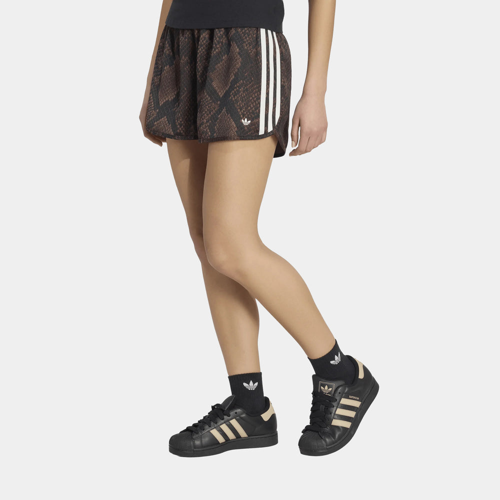 adidas Snake Print Satin Women's Shorts