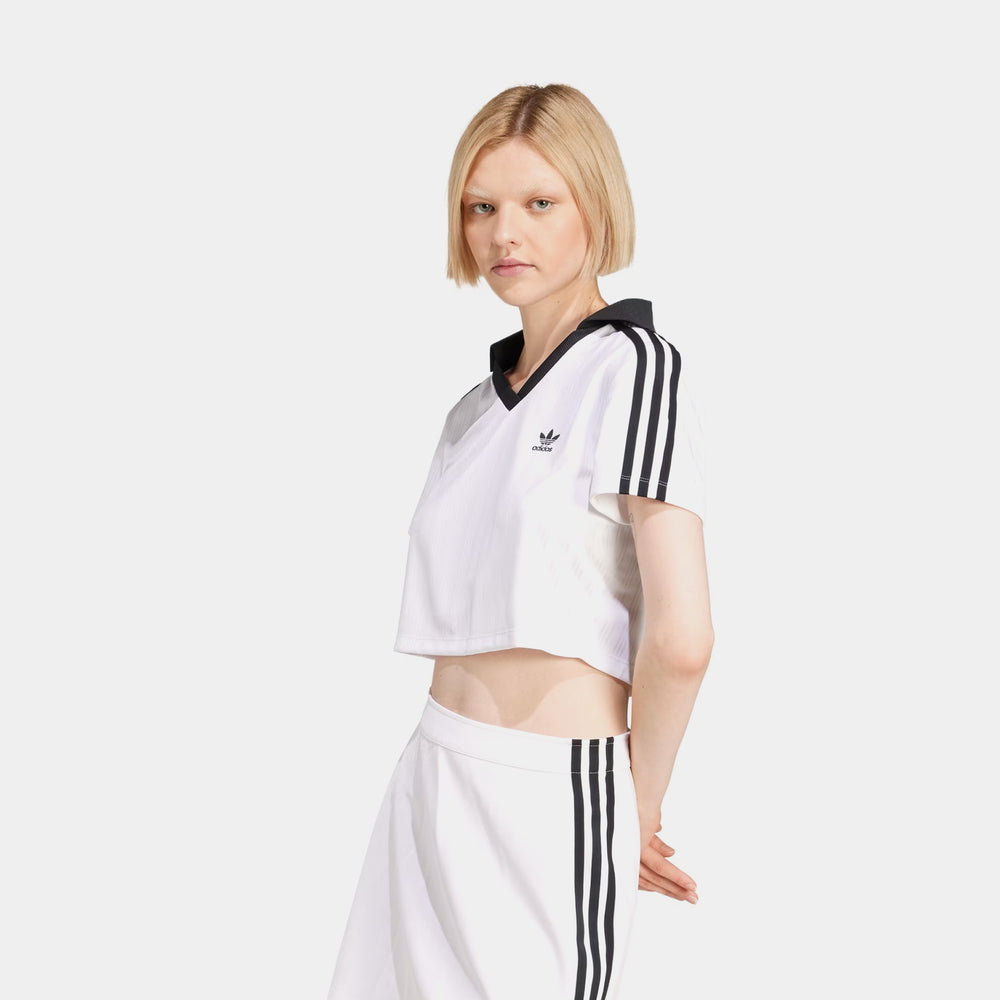 adidas Adicolor Jacquard Women's Crop Polo