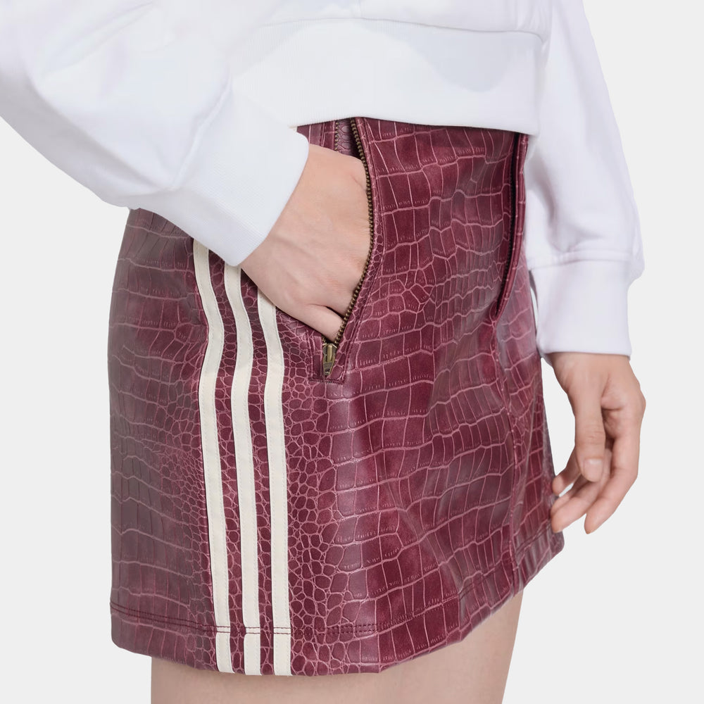 adidas Pleather Snakeskin Women's Mini Skirt