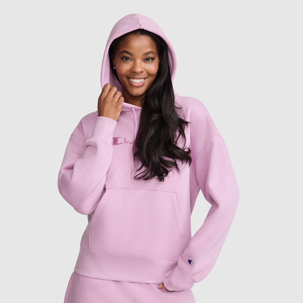 Champion Tonal Script Freshman Powerblend Women's Hoodie