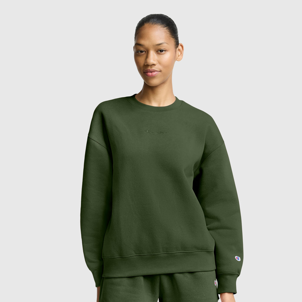 Champion Powerblend Embroidered Script Women's Sweatshirt