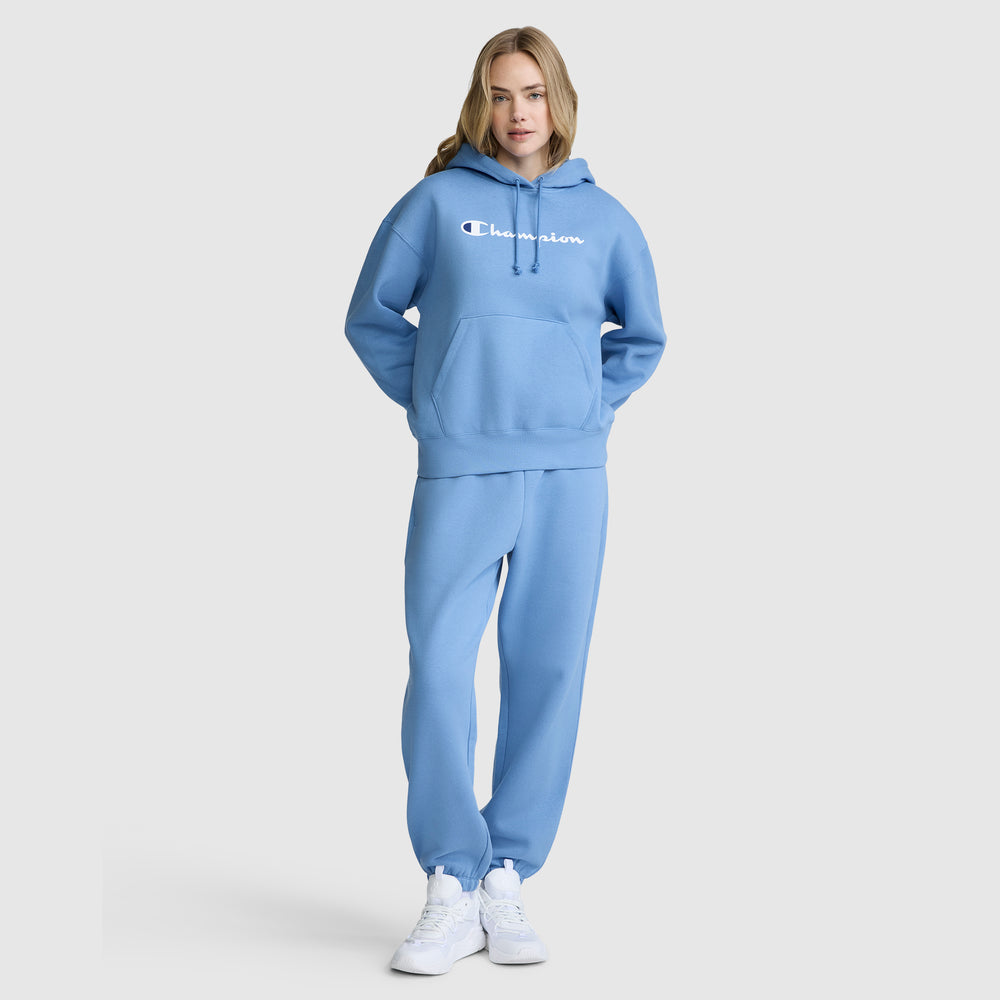 Champion Powerblend Relaxed Script Women's Hoodie