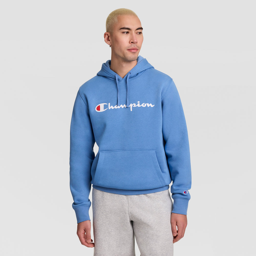 Champion Powerblend Full Script Men's Hoodie