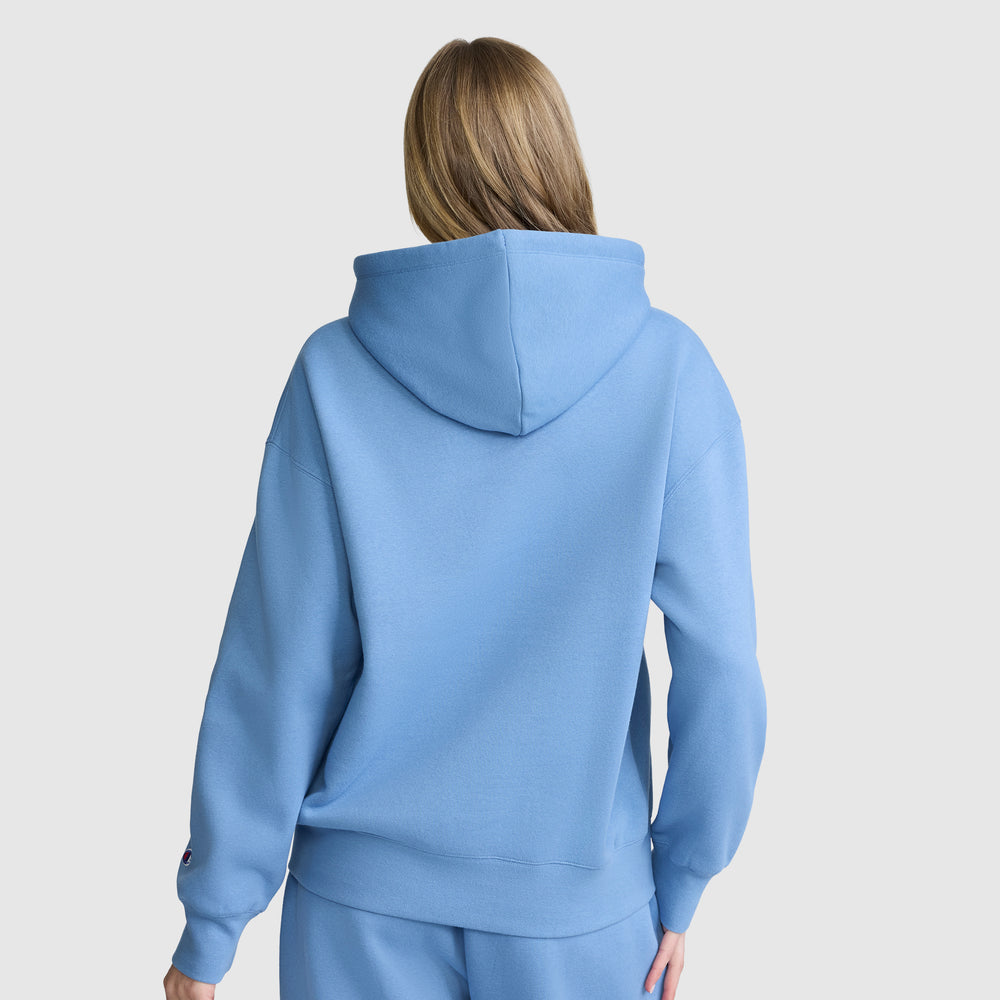 Champion Powerblend Relaxed Script Women's Hoodie