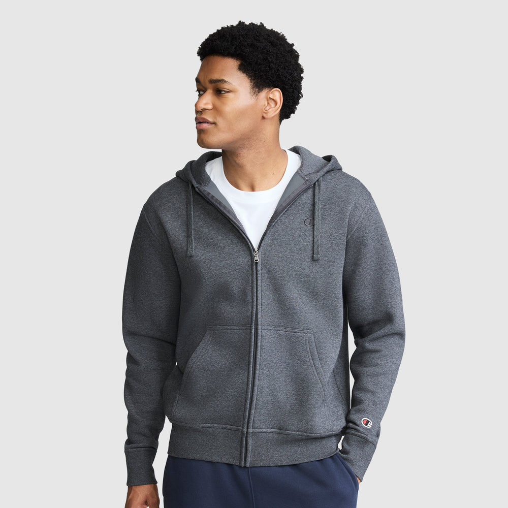 Champion Powerblend Full-Zip Men's Hoodie
