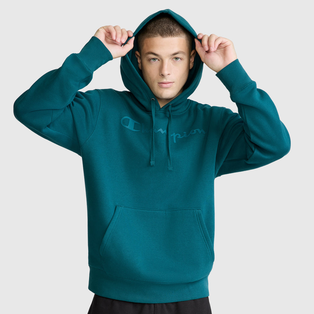 Champion Powerblend Tonal Script Men's Hoodie