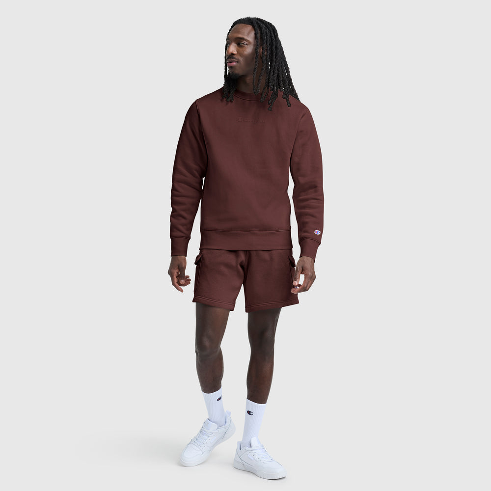 Champion Powerblend Crewneck Tonal Script Men's Sweatshirt
