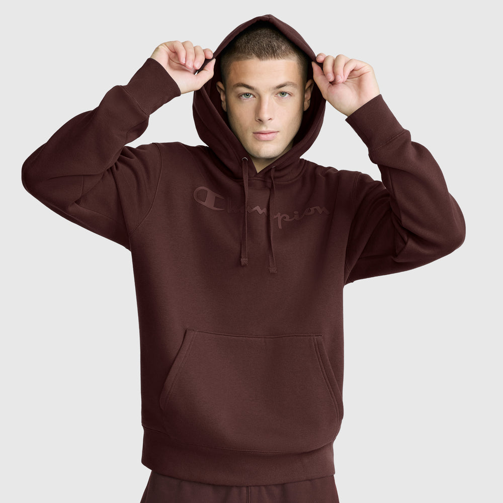 Champion Powerblend Tonal Script Men's Hoodie