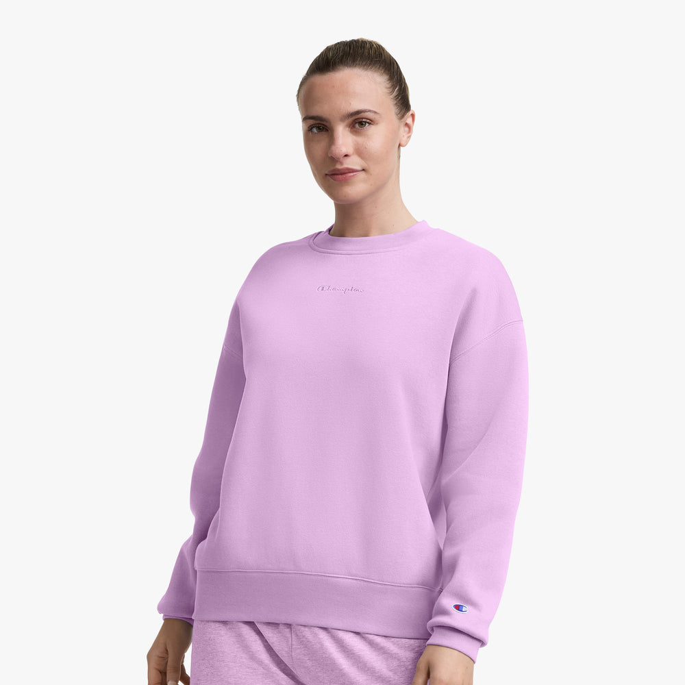 Champion Powerblend Embroidered Script Women's Sweatshirt