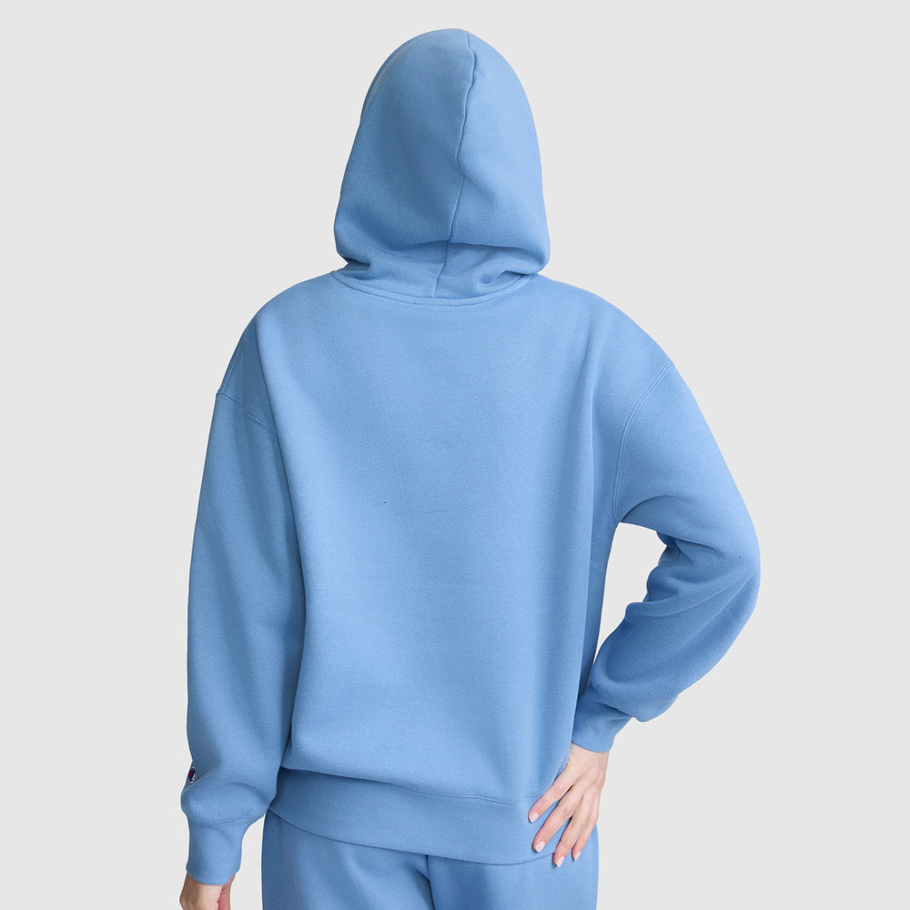 Champion Powerblend Relaxed Script Women's Hoodie