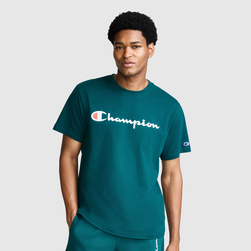Champion Classic Script Logo Men's T-Shirt