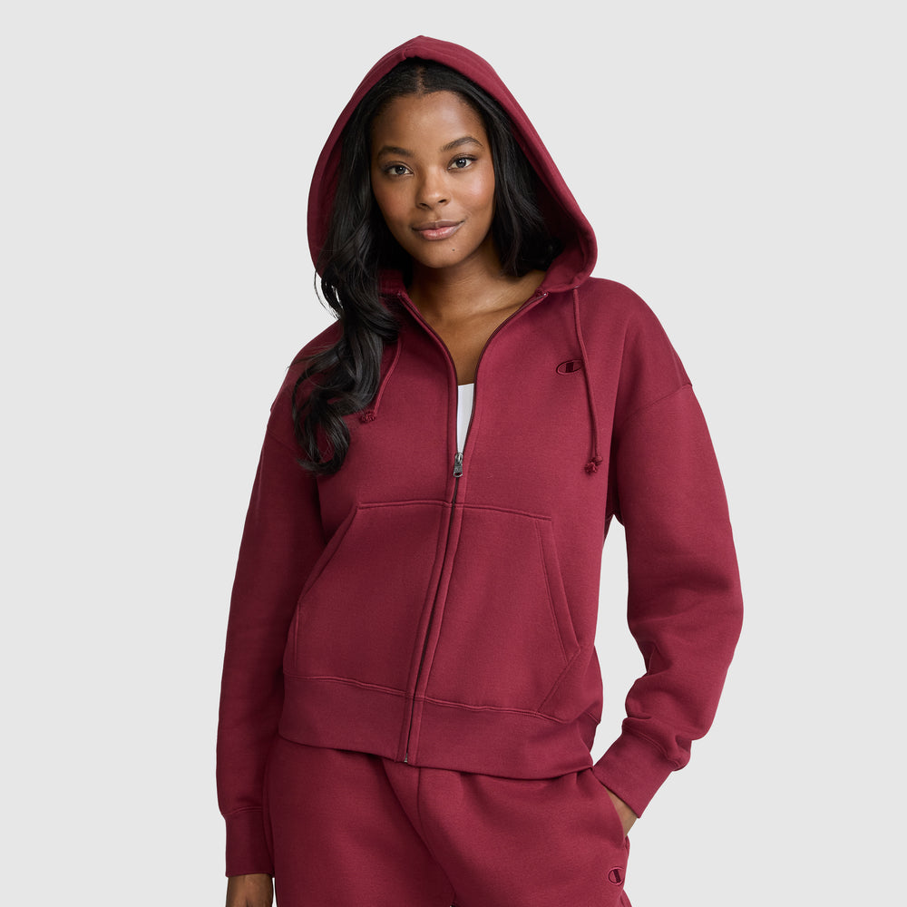 Champion Powerblend Fleece Zip-Up Women's Hoodie