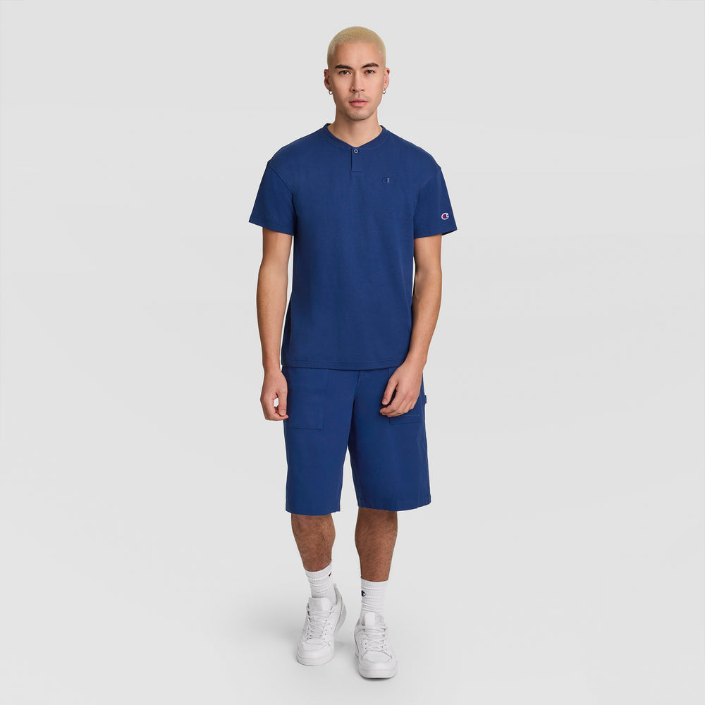 Champion Textured Henley Men's T-Shirt