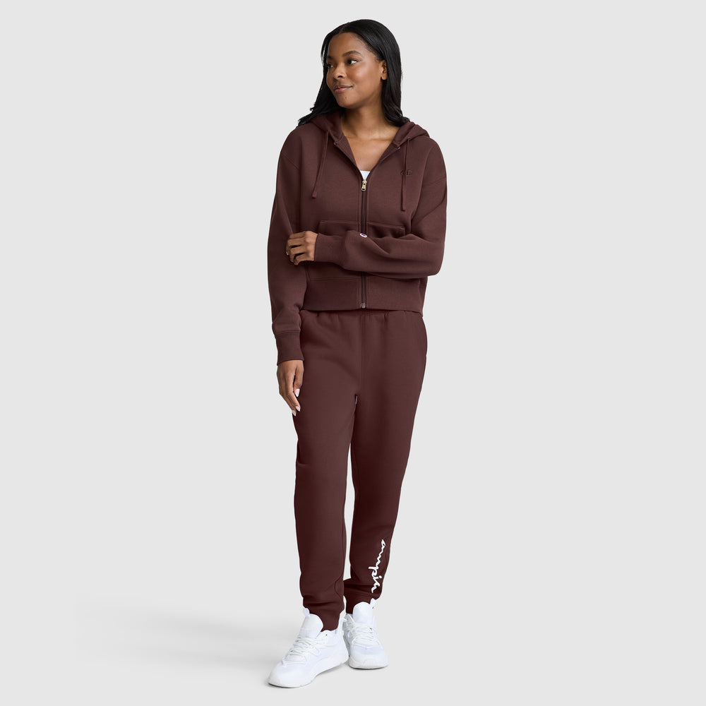 Champion Cropped Zip-Up Women's Hoodie