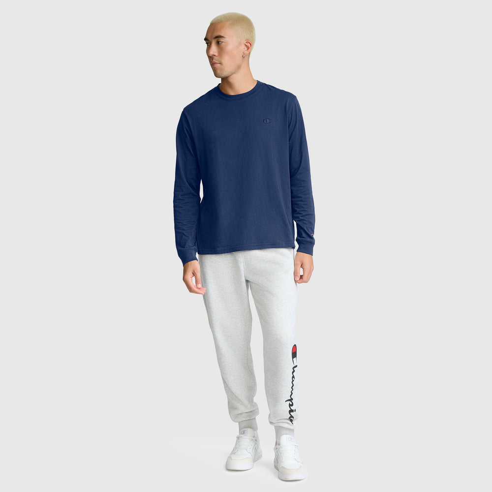 Champion Classic Embroidered C Men's Long-Sleeve Top