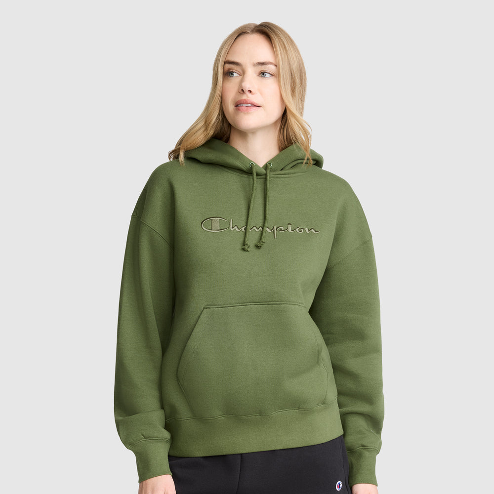 Champion Tonal Script Freshman Powerblend Women's Hoodie