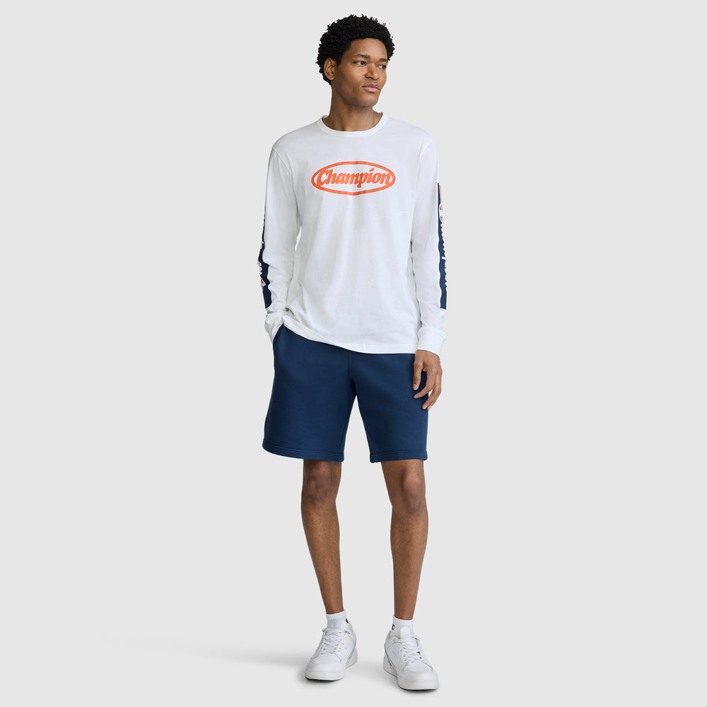 Champion Medallion Graphic Men's Long-Sleeve Top