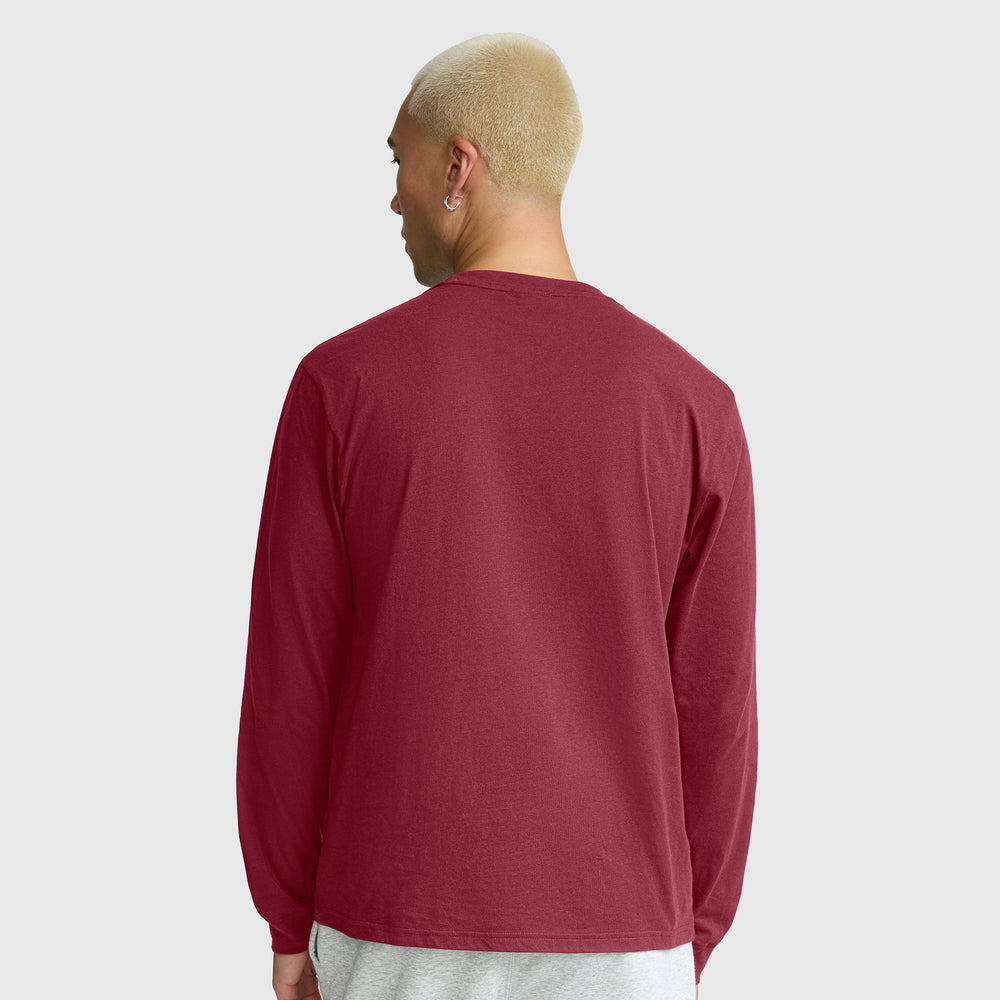 Champion Classic Embroidered C Men's Long-Sleeve Top
