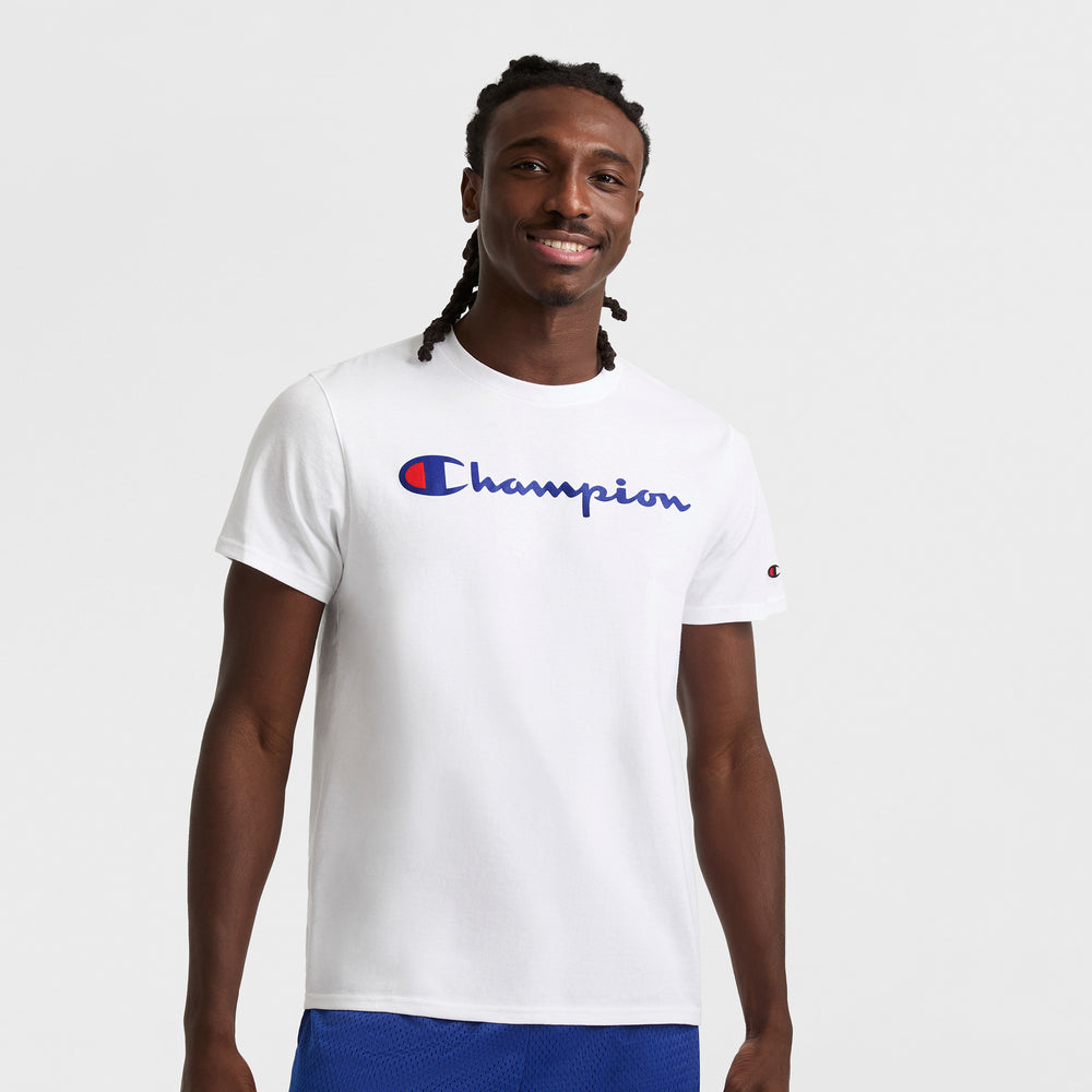 Champion Classic Script Logo Men's T-Shirt