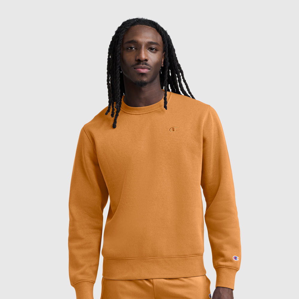 Champion Powerblend Crewneck C Logo Men's Sweatshirt