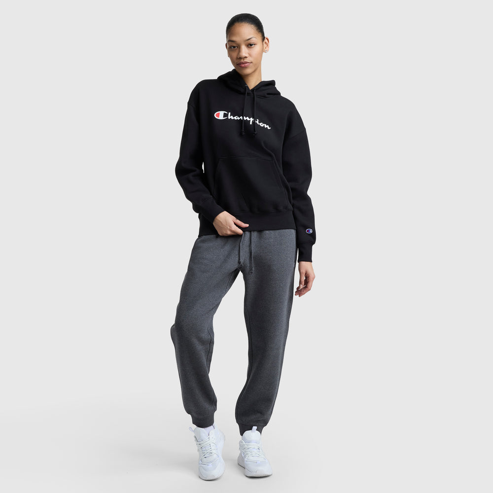 Champion Powerblend Relaxed Script Women's Hoodie