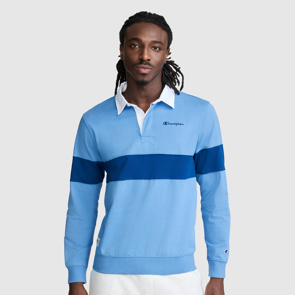 Champion Striped Rugby Men's Polo Shirt