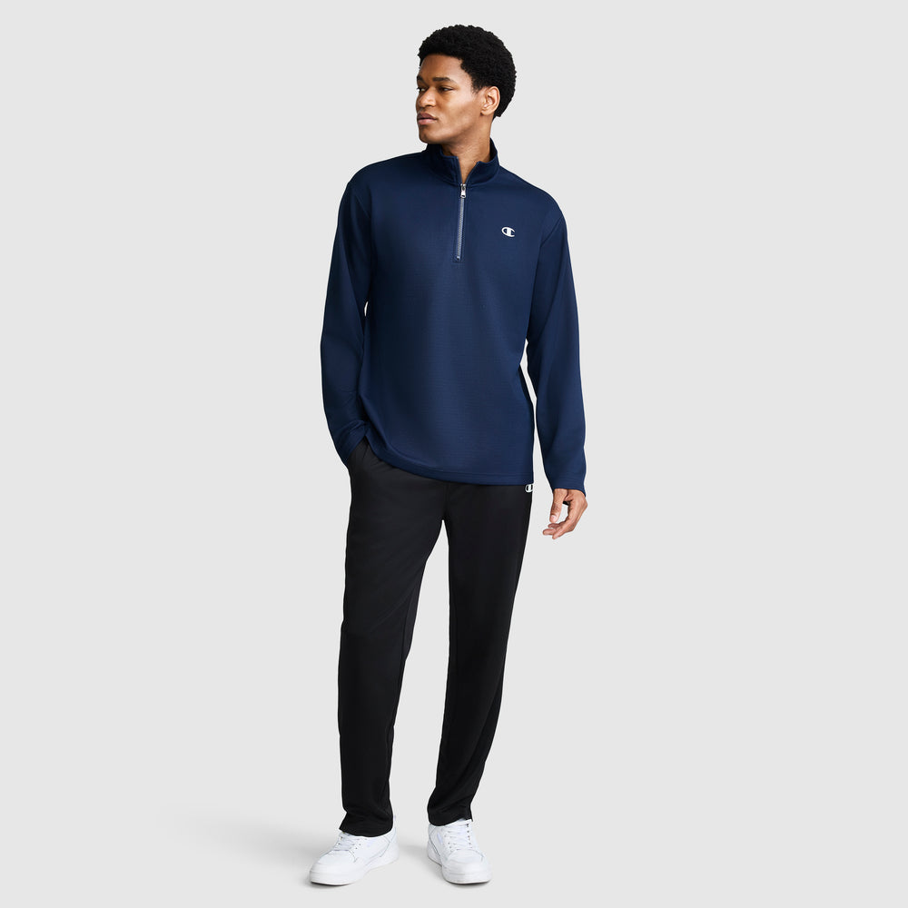 Champion Sport Quarter-Zip Mockneck Men's Long-Sleeve Top