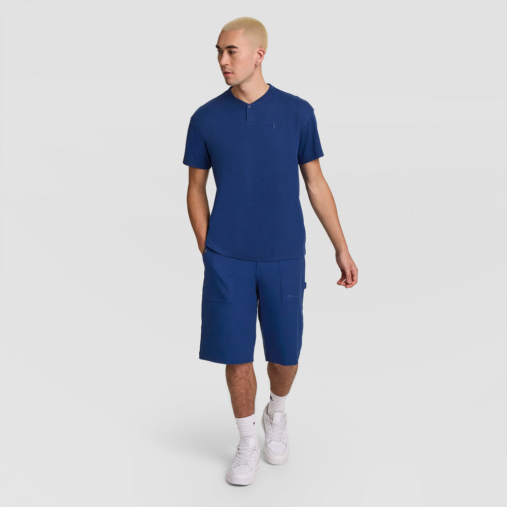 Champion Textured Henley Men's T-Shirt