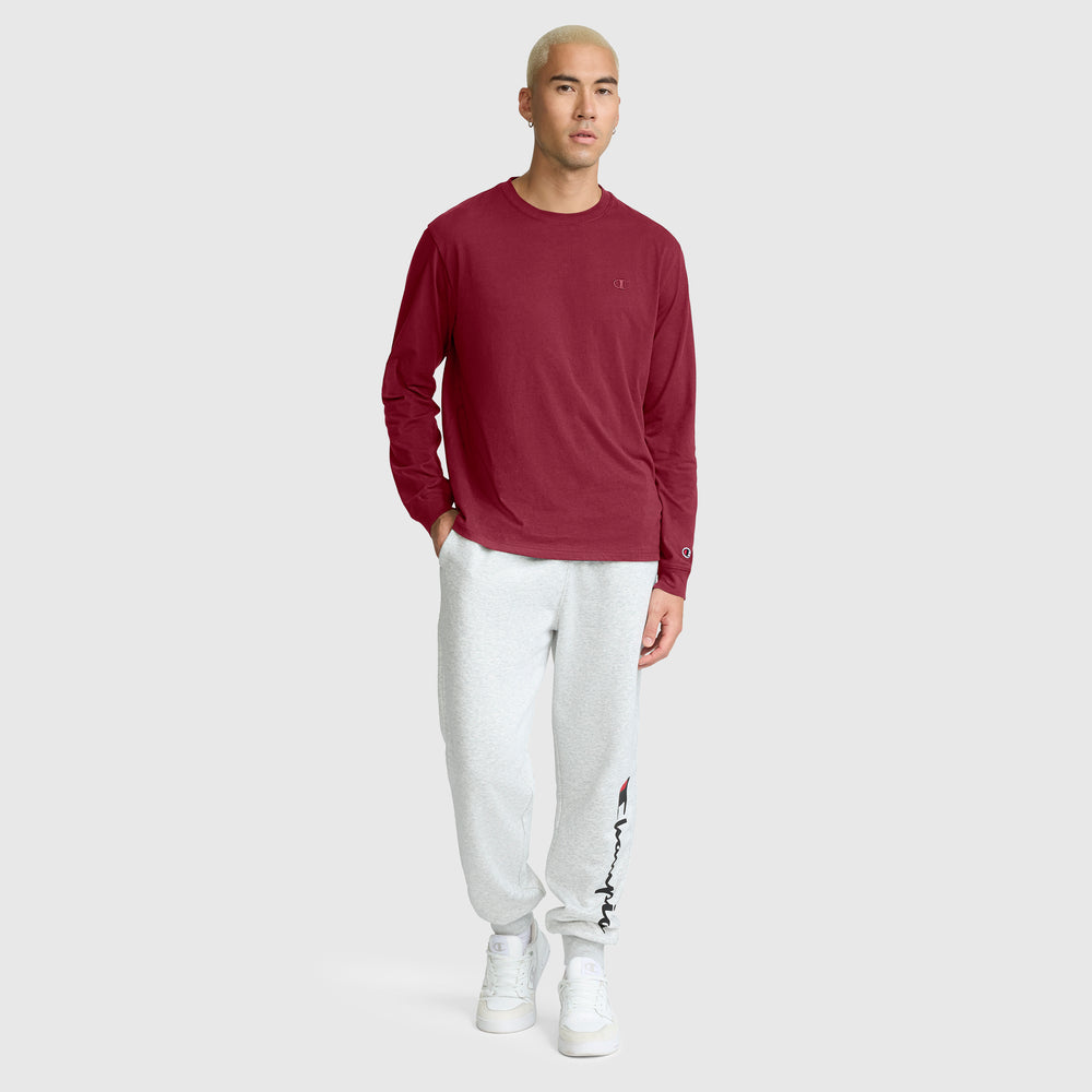 Champion Classic Embroidered C Men's Long-Sleeve Top