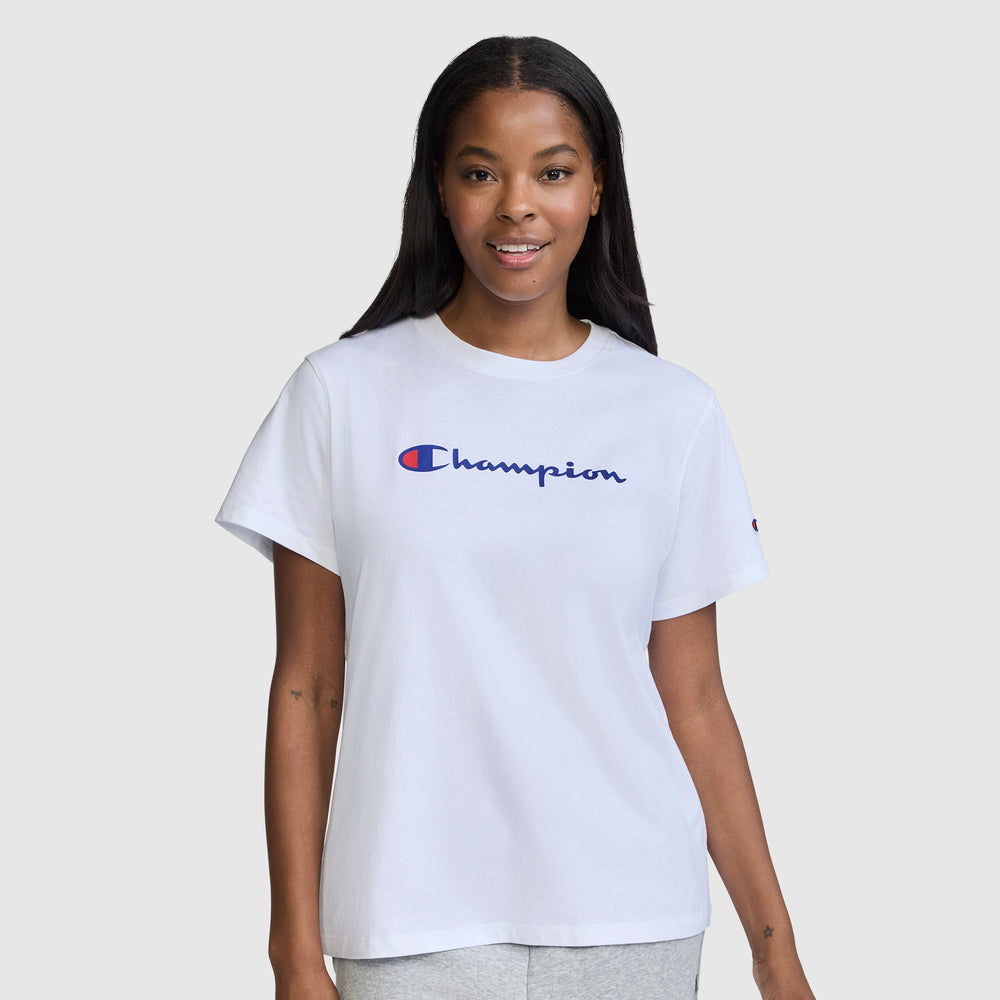 Champion Classic Script Logo Women's T-Shirt