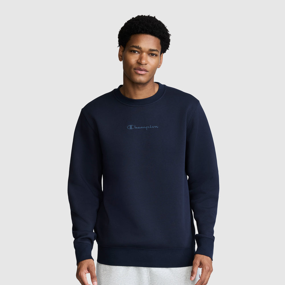Champion Powerblend Crewneck Tonal Script Men's Sweatshirt