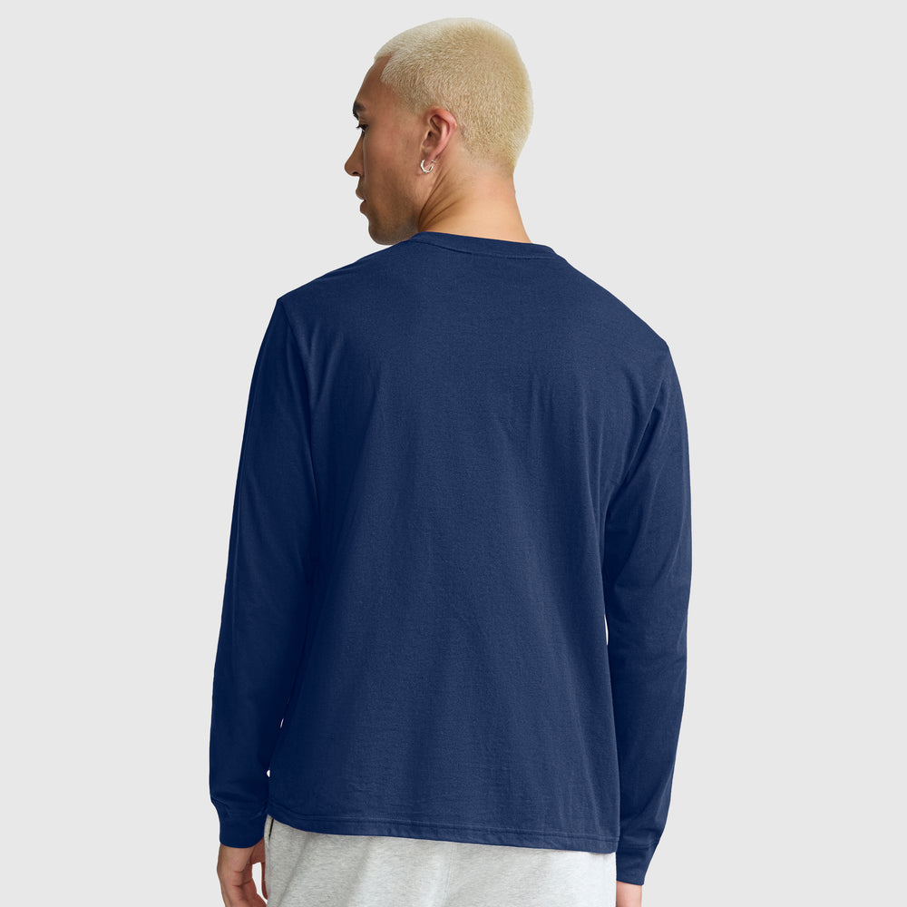 Champion Classic Embroidered C Men's Long-Sleeve Top