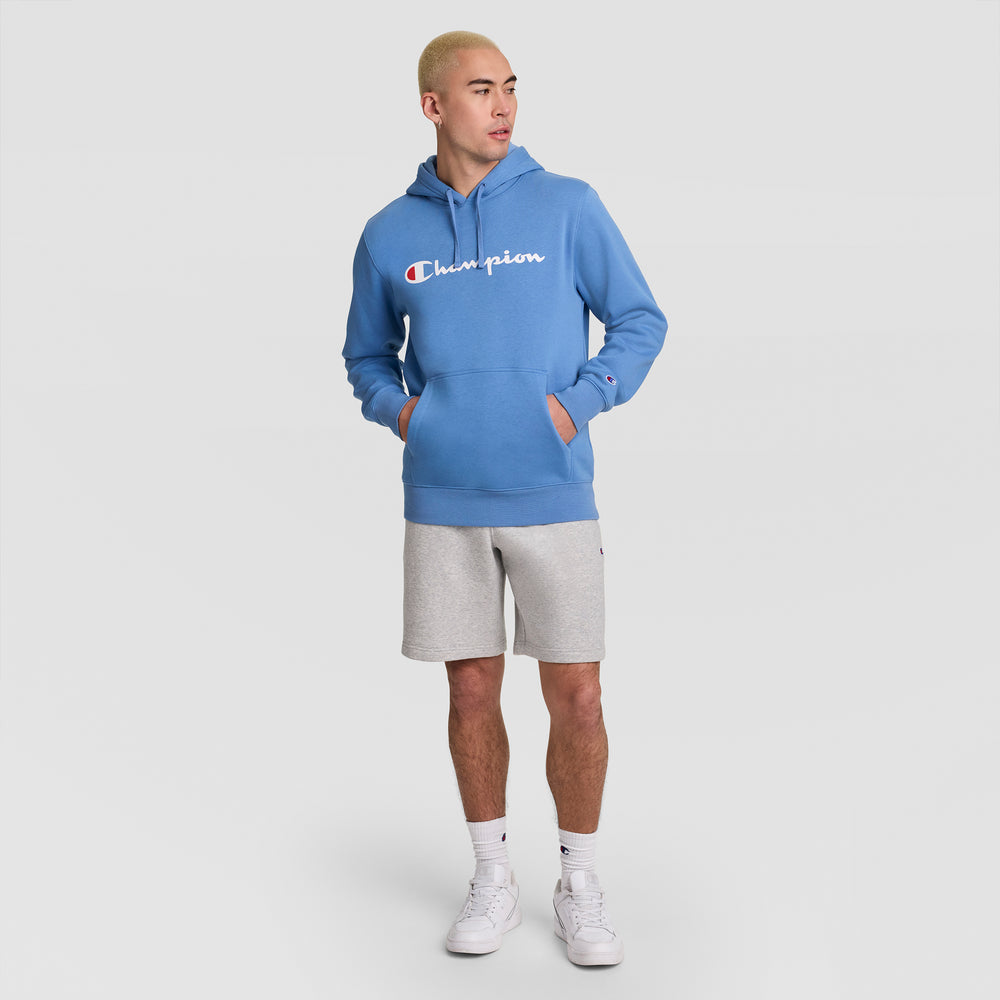 Champion Powerblend Full Script Men's Hoodie