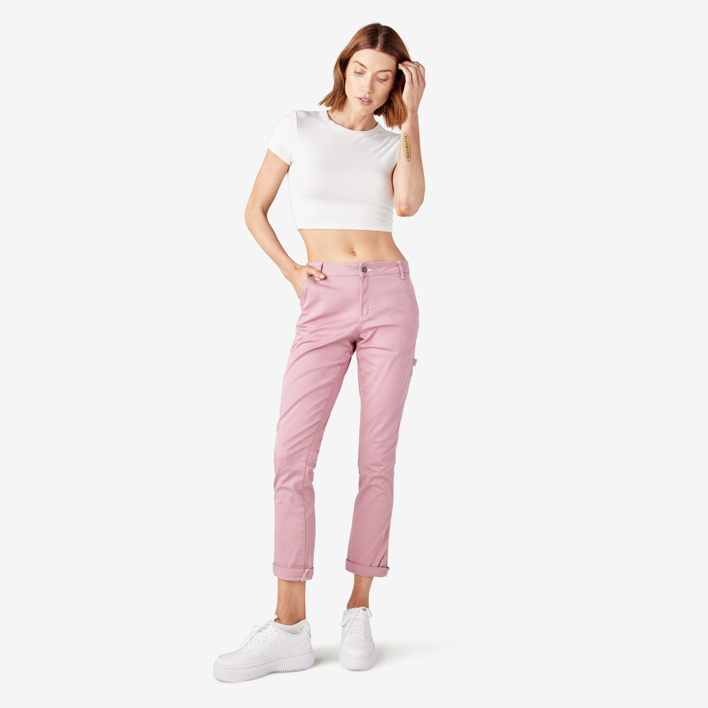 Dickies Slim Straight Fit Roll Hem Women's Carpenter Pants