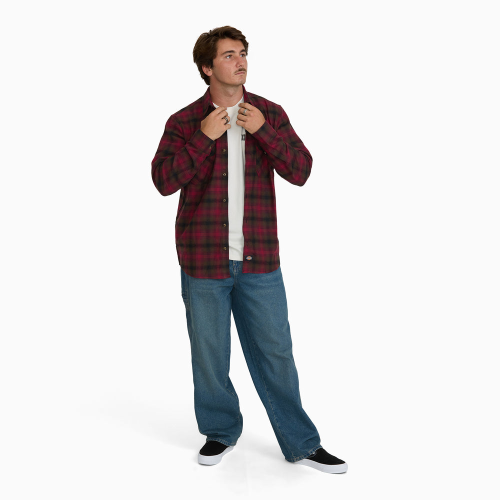 Dickies Long Sleeve Flannel Men's Work Shirt