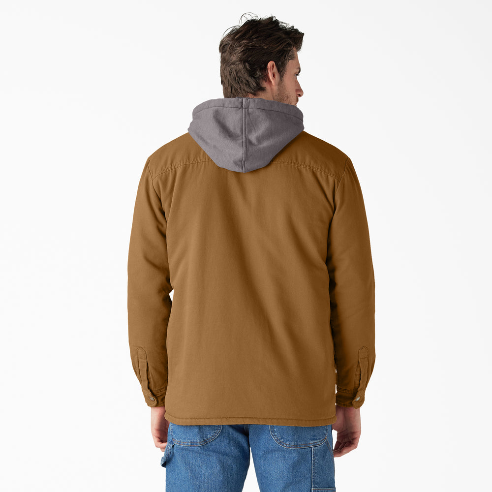 Dickies Water Repellent Duck Hooded Men's Shirt Jacket