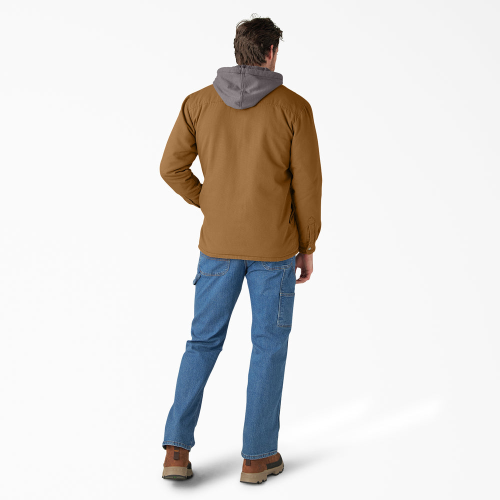 Dickies Water Repellent Duck Hooded Men's Shirt Jacket