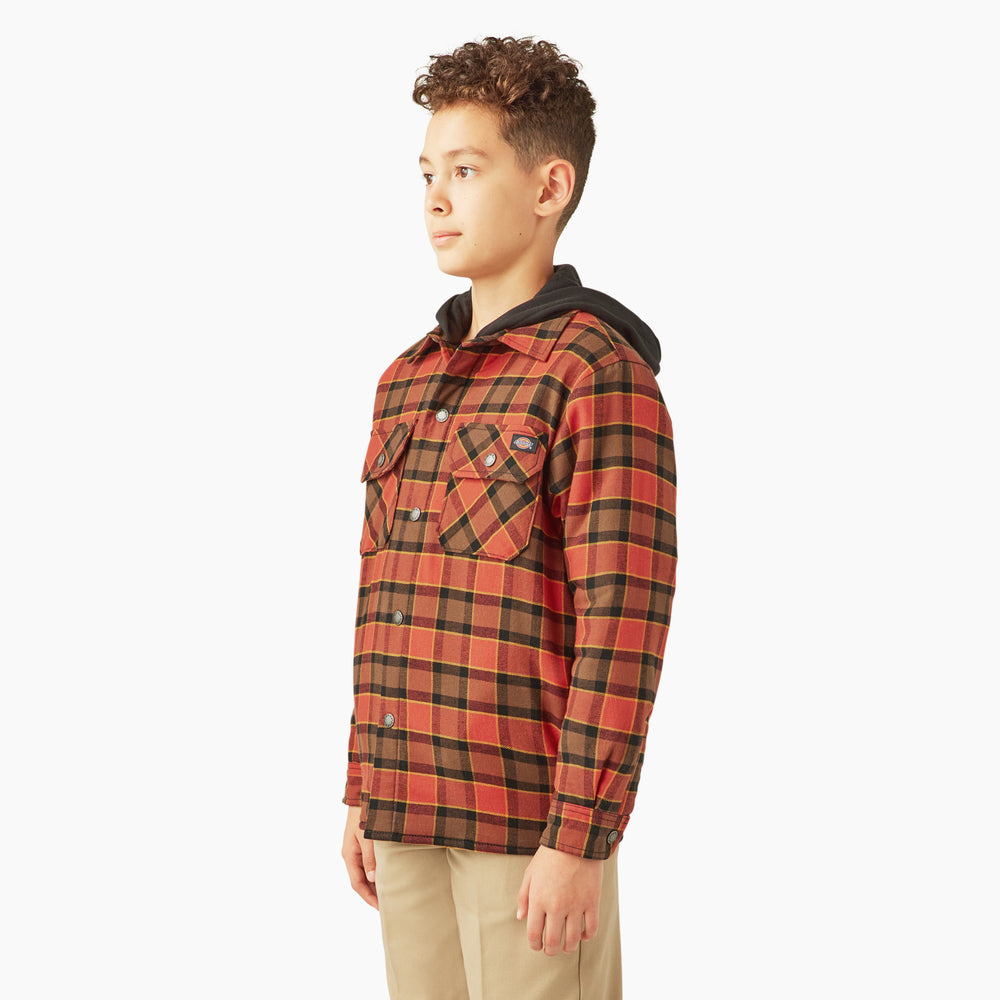 Dickies Boys' Flannel Shirt Jacket