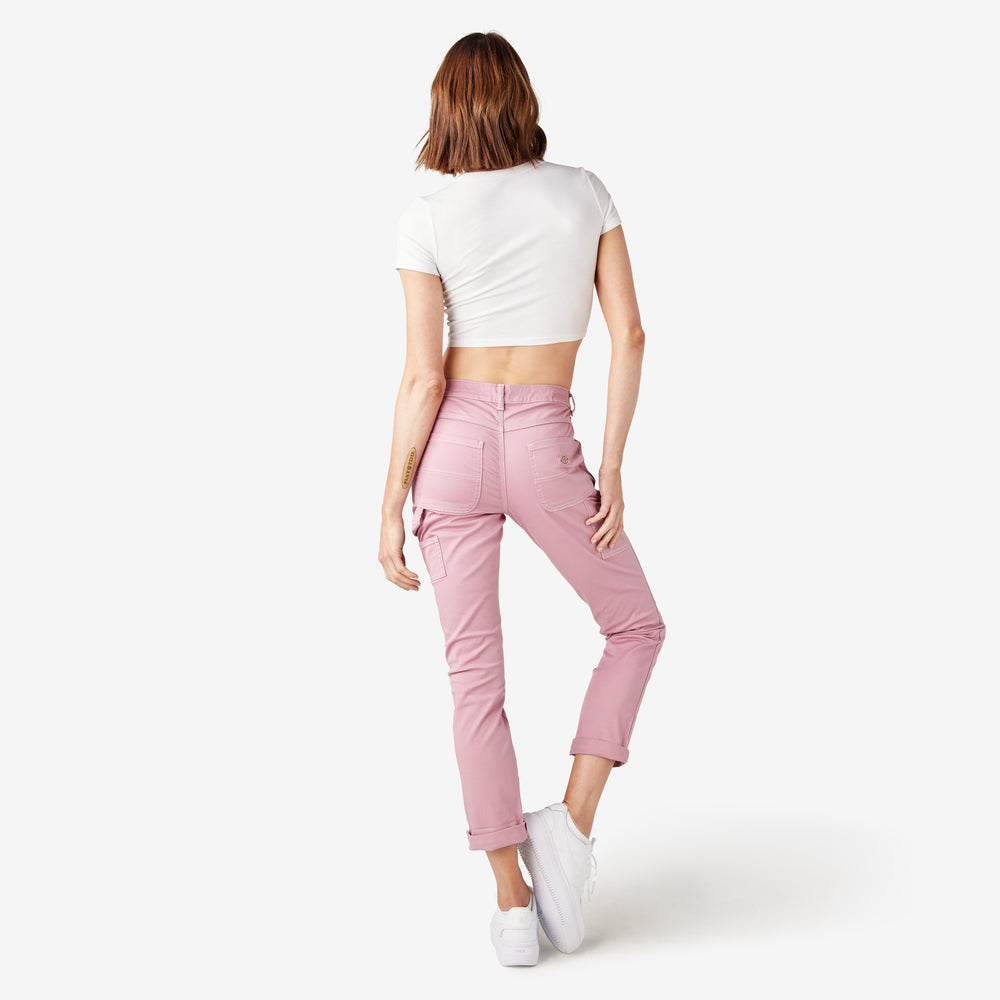 Dickies Slim Straight Fit Roll Hem Women's Carpenter Pants