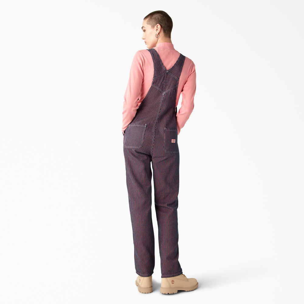 Dickies Regular Fit Hickory Stripe Women's Bib Overalls