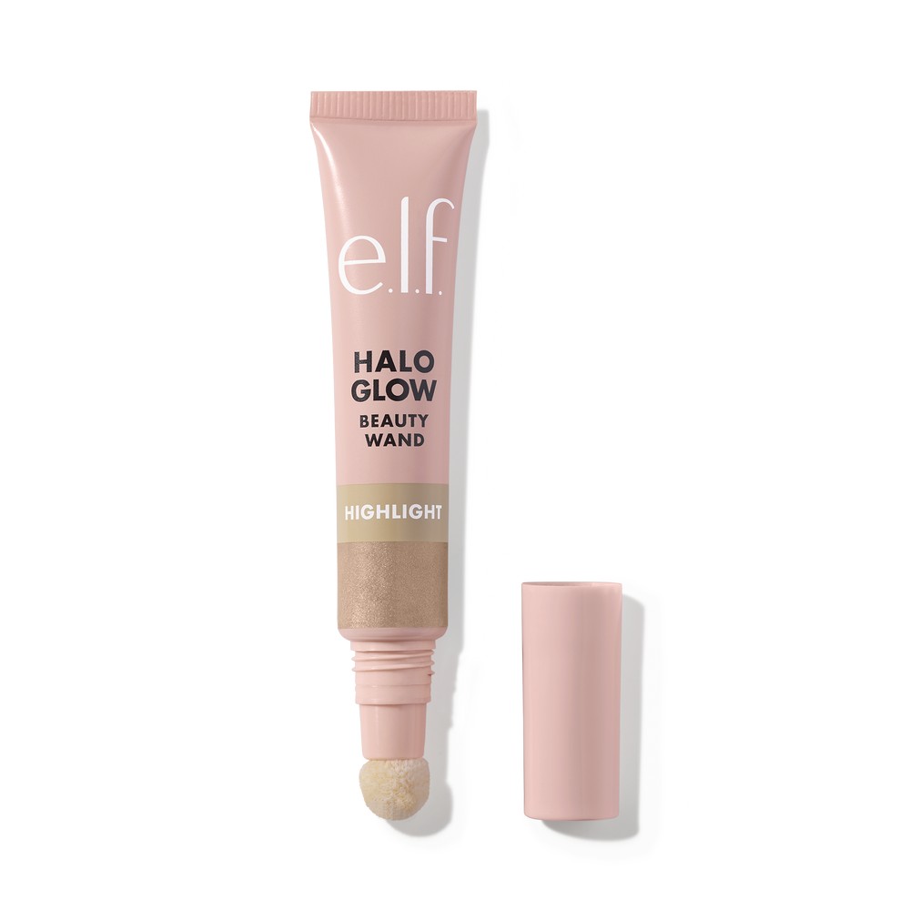 e.l.f. Cosmetics Halo Glow Highlight Beauty Wand, Shade Champagne Campaign
