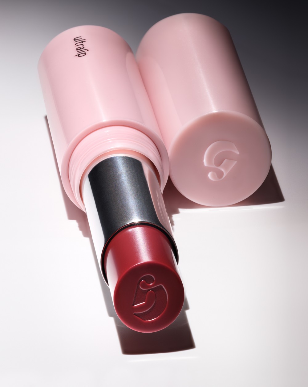 Glossier Ultralip Lipstick, shade Cranberry