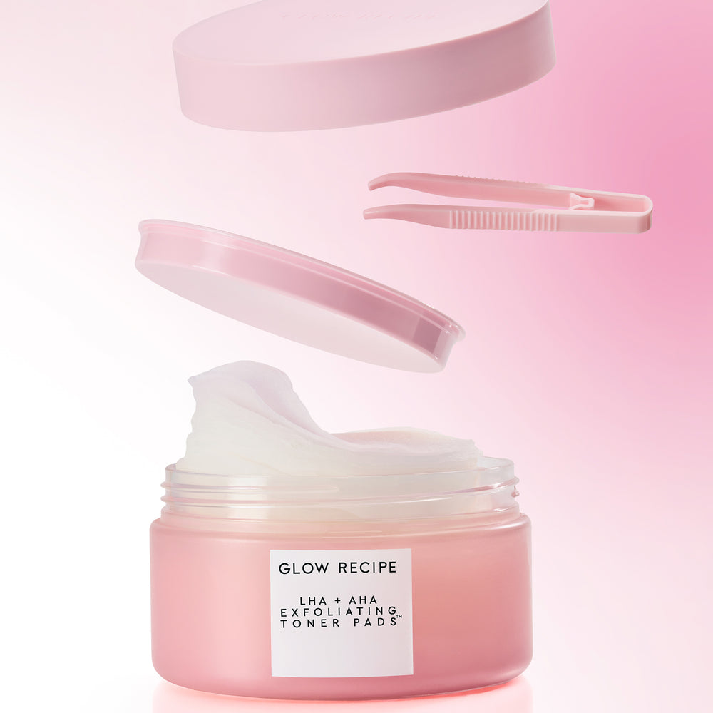 Glow Recipe LHA + AHA Korean Watermelon Toner Pads