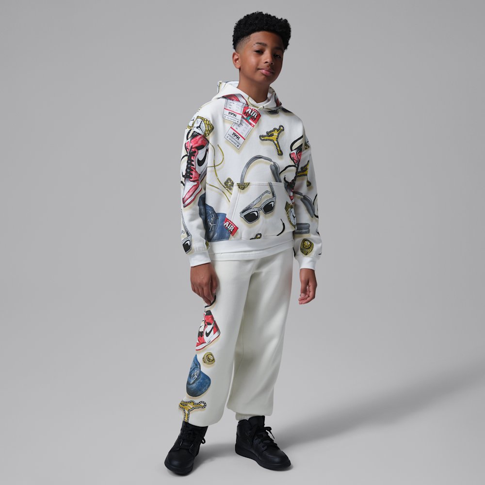 Jordan Mike's Flight Kit Big Kids' Pullover Hoodie