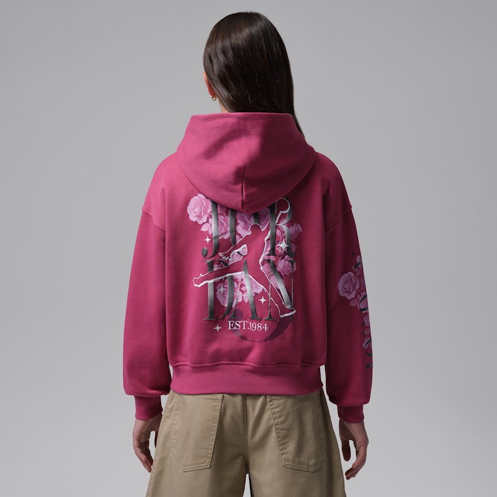 Jordan Jumpman Floral Stack Big Kids' Hoodie