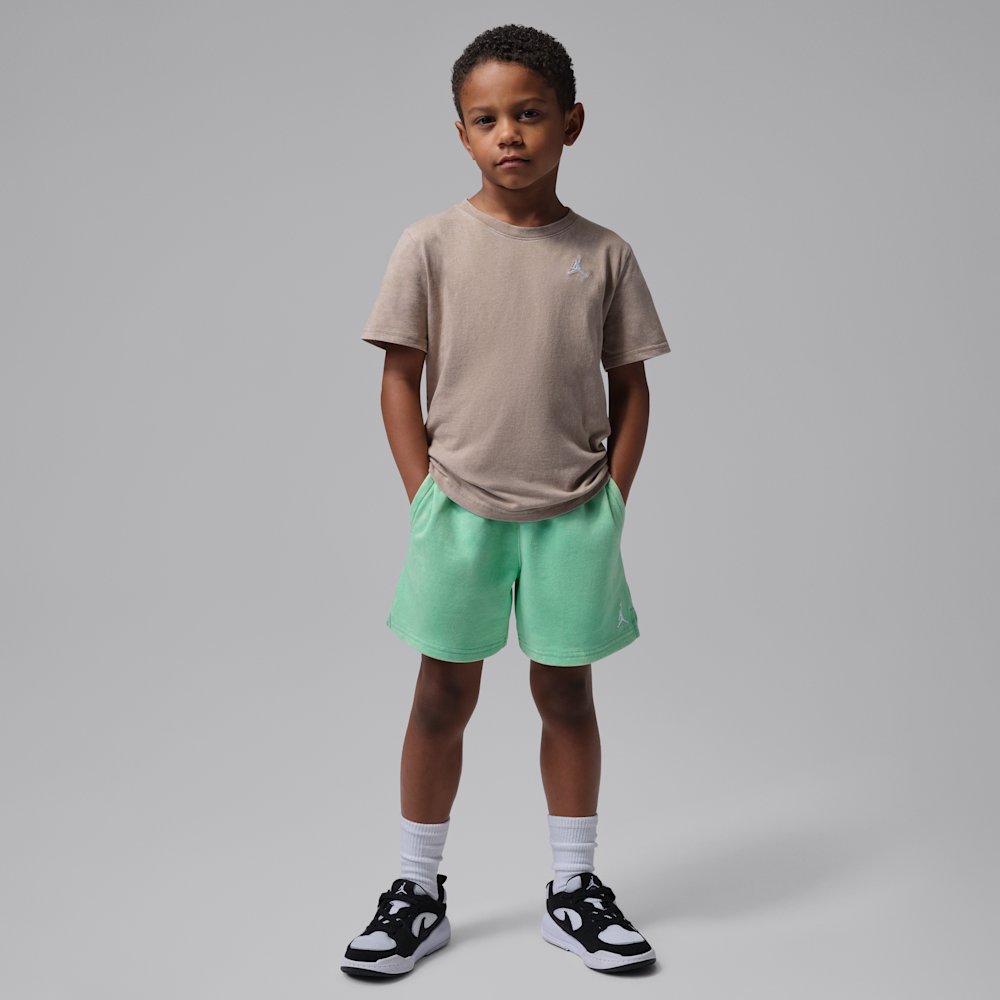 Jordan Brooklyn Little Kids' Washed French Terry Shorts